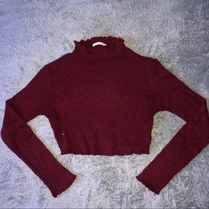 Mock neck Sweater top